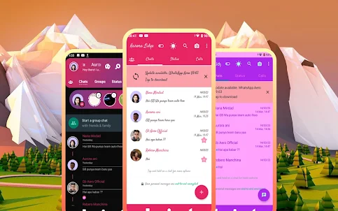 GB WA Mod Pink Fanatic APK App