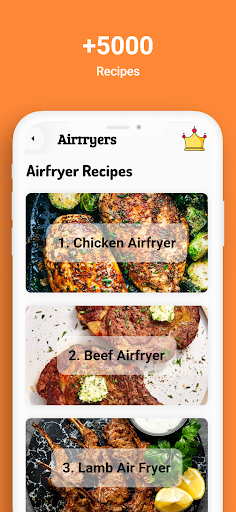 Screenshot of Airfryer Recipes Offline