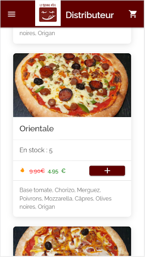 Android application La Bonne Pâte screenshort