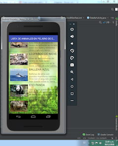 Screenshot 2 Lista de Animales en Peligro d android