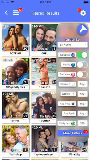 Android application SwingLifeStyle (SLS) screenshort
