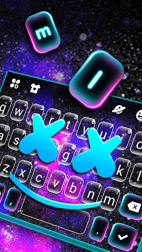 Music DJ Galaxy Keyboard Backg Screen 2