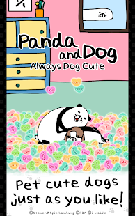 Panda and Dog: Always Dog Cute