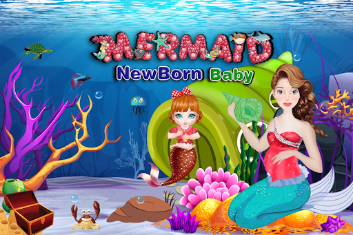 Mermaid Birth Newborn Chic Screen 2