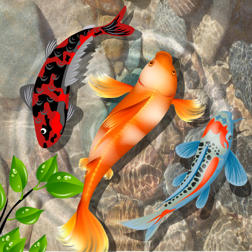 Koi Fish Live Wallpaper Garden logo
