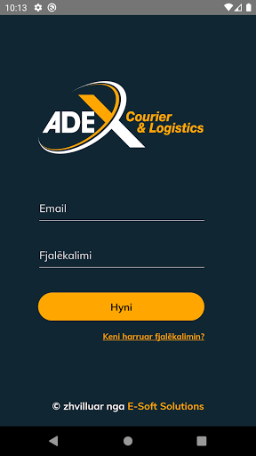 Android application Adex Customers screenshort