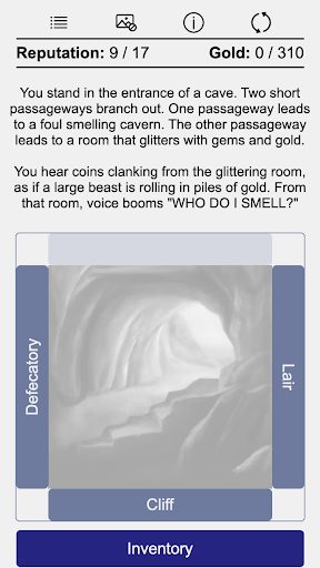 Dragon Hero Text Adventure Screen 3