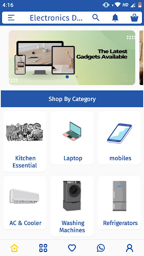 Android application Electronic Demo screenshort