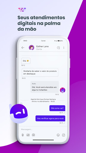Android application Huggy screenshort