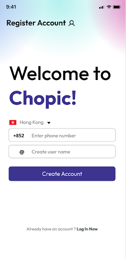 Android application Chopic screenshort