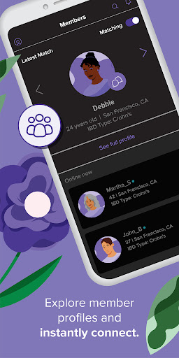 Screenshot of Bezzy IBD (Crohn's & Colitis)