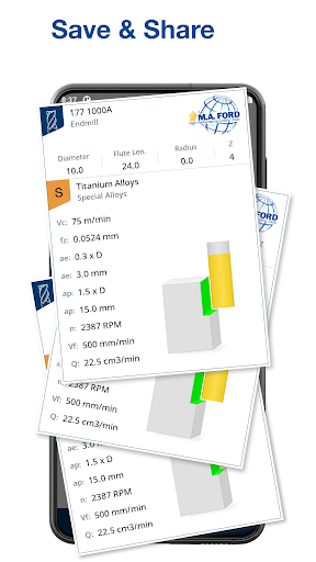 Screenshot of M.A. Ford Machining Calculator