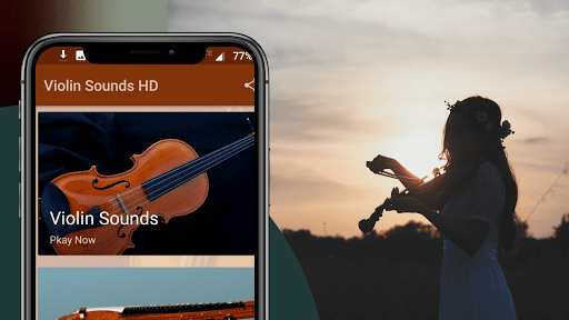 Android application Violin Sounds screenshort