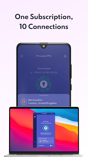 Screenshot of PrivadoVPN - VPN App & Proxy