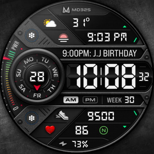 Get MD325 Sport Watch Face for Android Aso Report