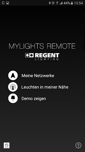 Android application Mylights remote screenshort