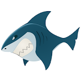 diver shark game icon