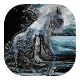 Sea horse live wallpaper icon