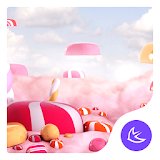 Pink Candy Crush theme for android free icon