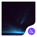 Quiet Starry Night Sky-APUS Launcher stylish theme icon