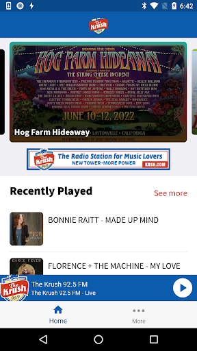 Android application The Krush screenshort