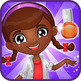 Manicure little doctor icon