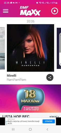 Android application RMF MAXXX screenshort