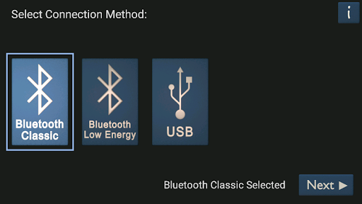 Screenshot of Bluetooth Electronics