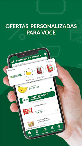 Android application Supermercado do Produtor screenshort