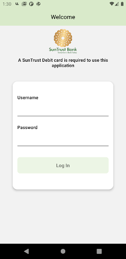 Android application Suntrust Bank Authenticator screenshort