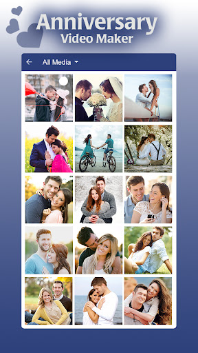 Android application Anniversary Video Maker screenshort