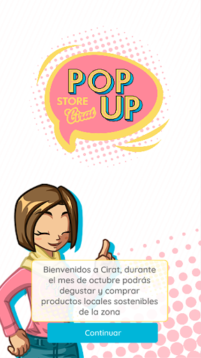 Android application Pop Up Store Cirat screenshort