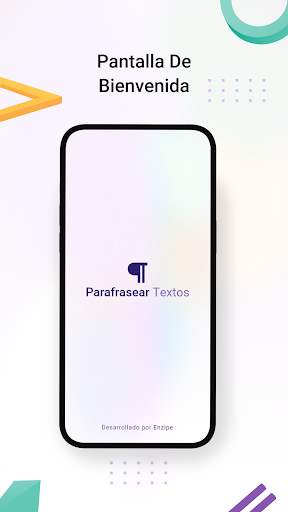 Android application Parafrasear Textos screenshort