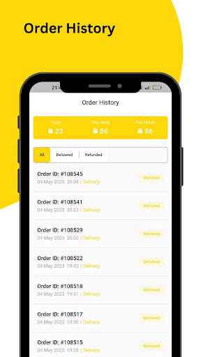 Tapzu Vendor App Screen 3