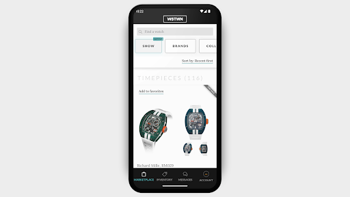 Android application WSTWN screenshort