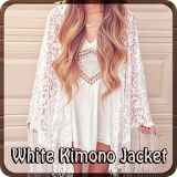 White Kimono Jacket icon