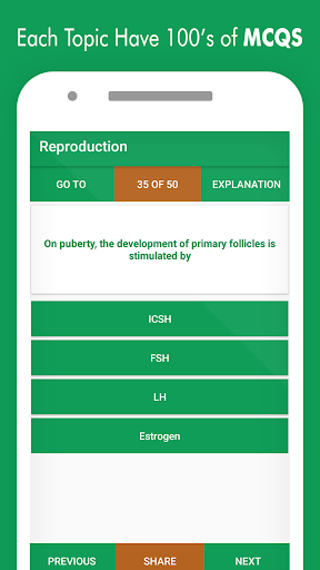 Biology MCQs with Answers and  Screenshot 3 - AppWisp.com