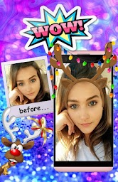 Christmas Photo Stickers New Year 2019