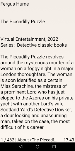 Android application The Piccadilly Puzzle screenshort