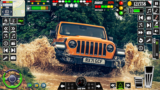 SUV 4x4 Jeep Offroad Driving Screen 3
