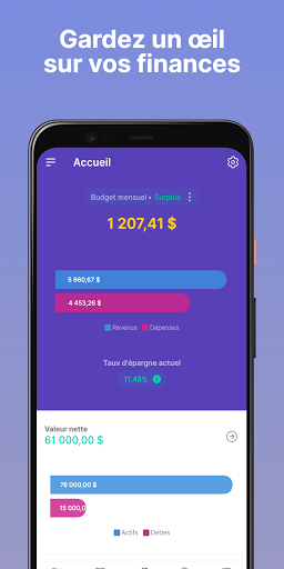 Android application Educfinance screenshort