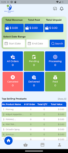 Android application WWA Pharmacy Vendor screenshort