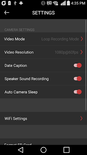 Screenshot of Sena Camera