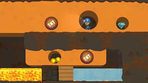 Mine Rescue: Gold Mining Games - Puzzle - games
