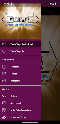 Wright Ways Radio Screen 3