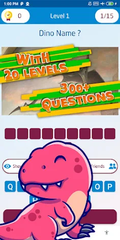 Dinosaur name quiz - Screenshot 3