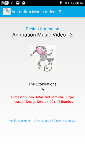 Android application Animation Music Video - 2 screenshort