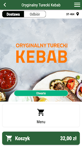 Android application Oryginalny Turecki Kebab screenshort