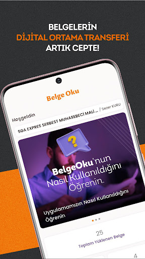 Android application Belge Oku screenshort