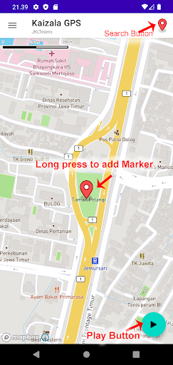 Android application Kaizala GPS screenshort